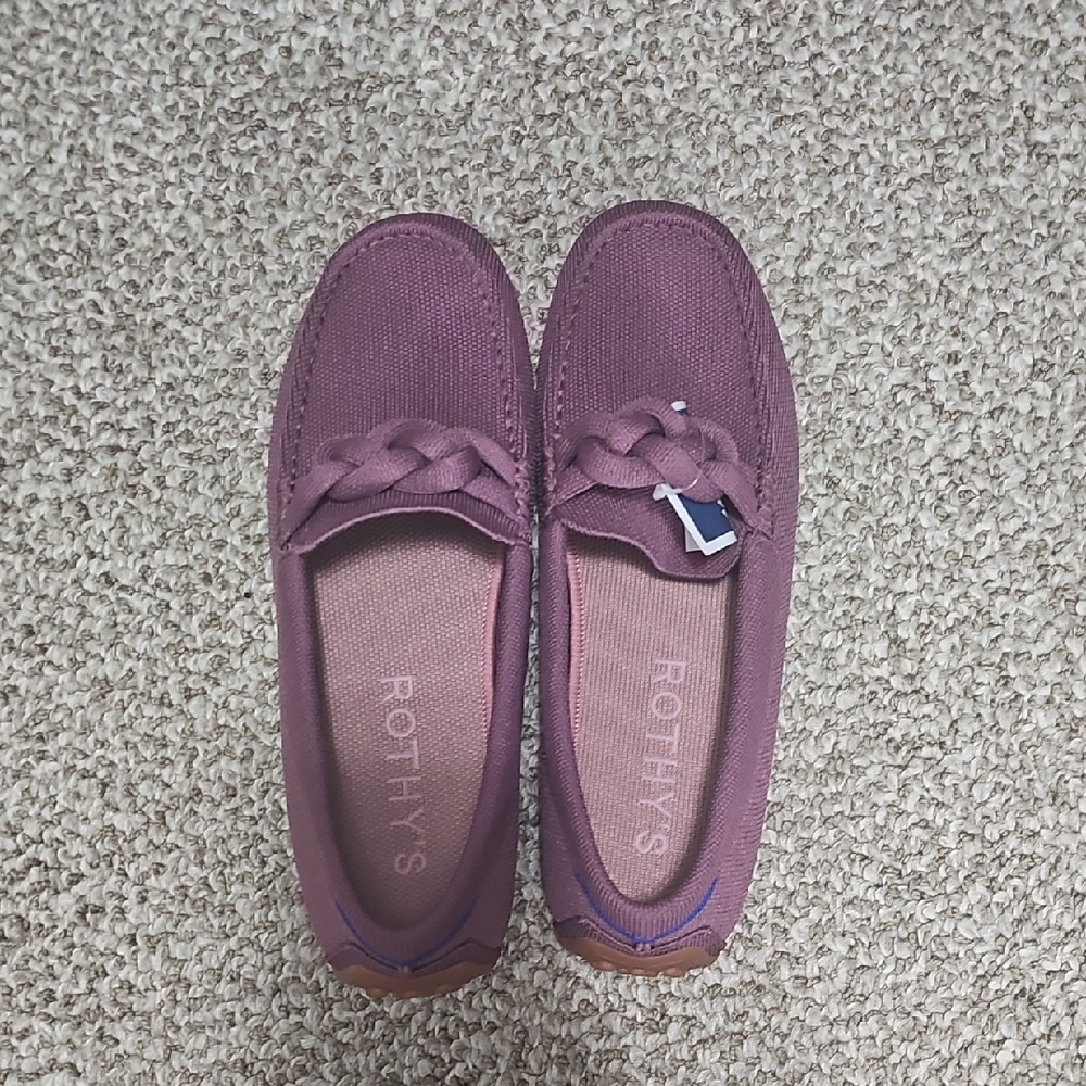 Rothy's The Braid Driver In Purple